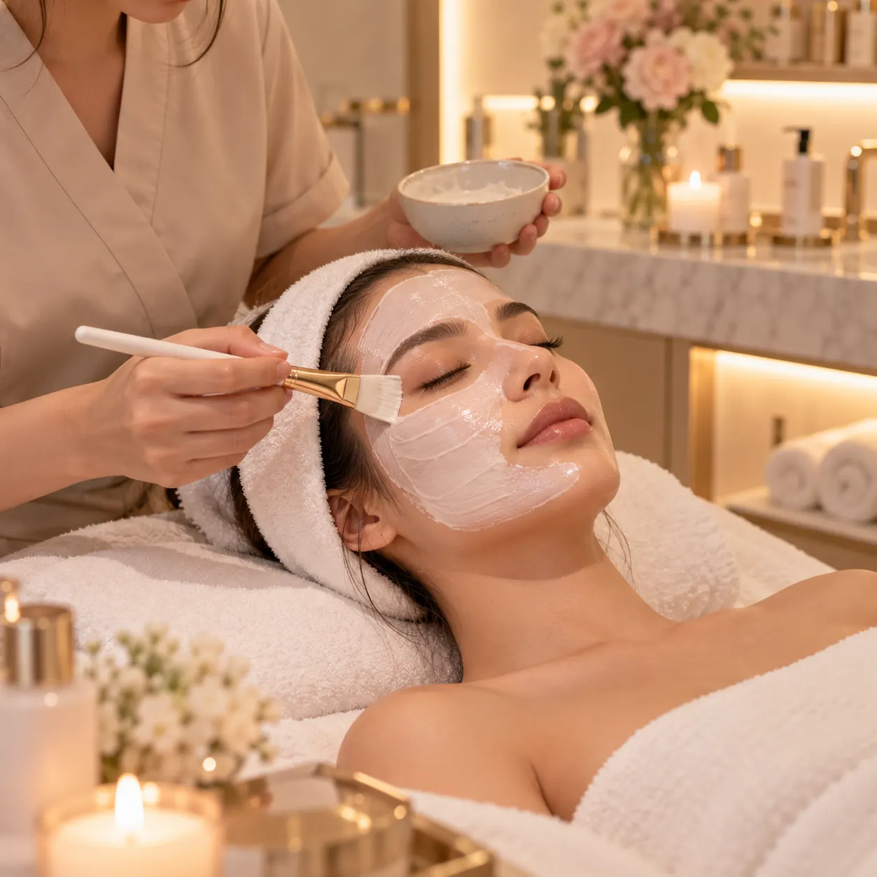 Photo: hydrating facial at Maison Léa