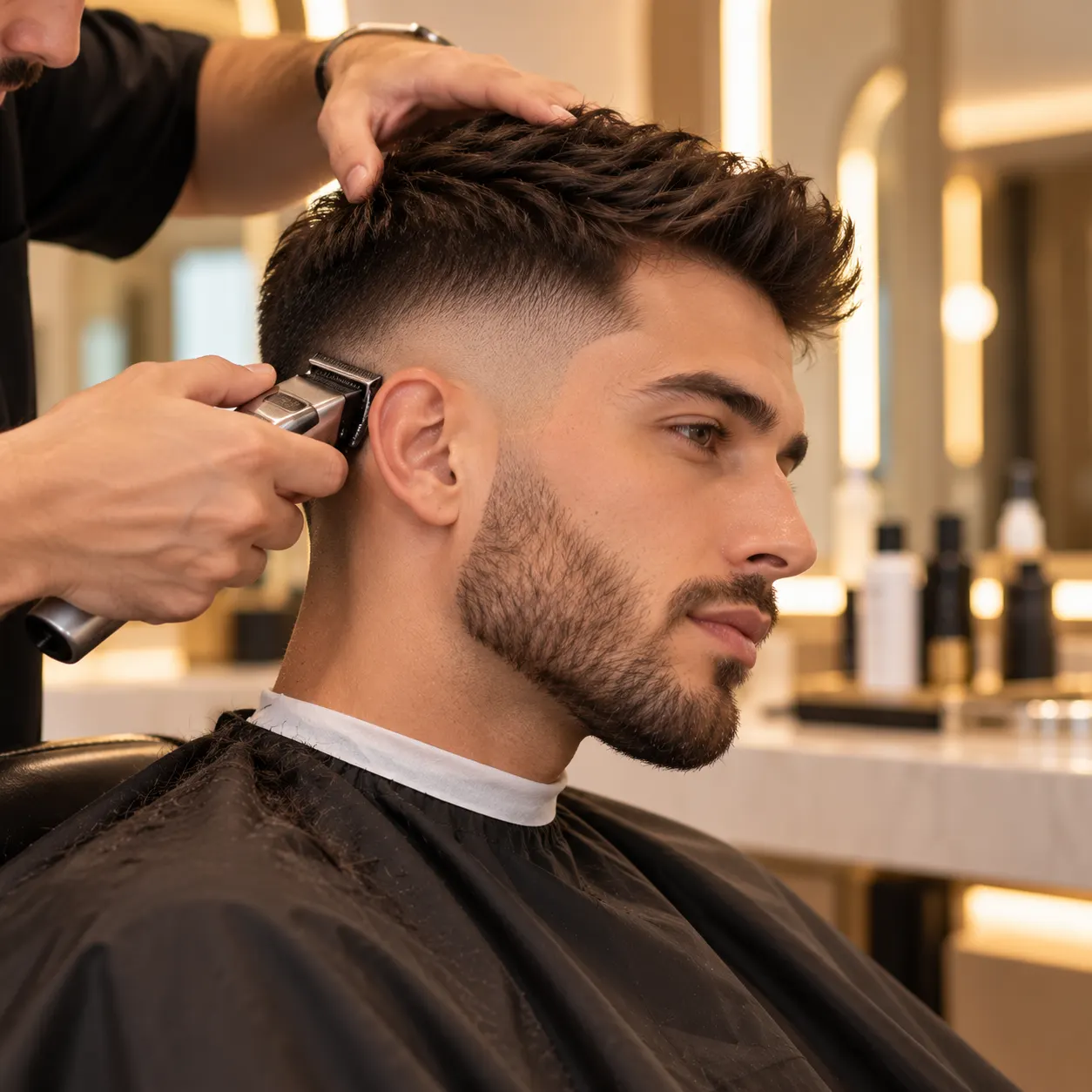Photo: skin fade & beard at Maison Léa